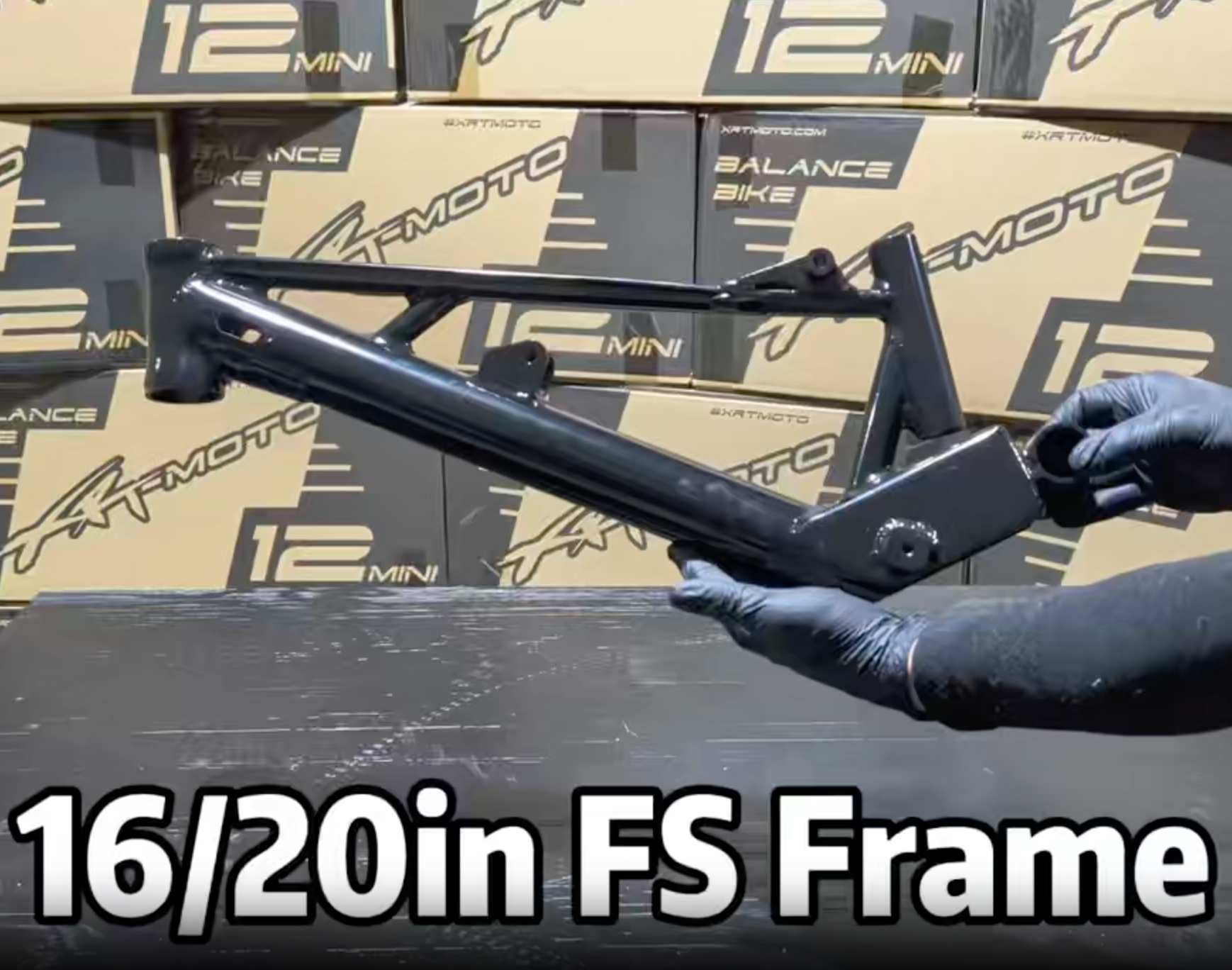 16in 20in kids electric bike full suspension frame