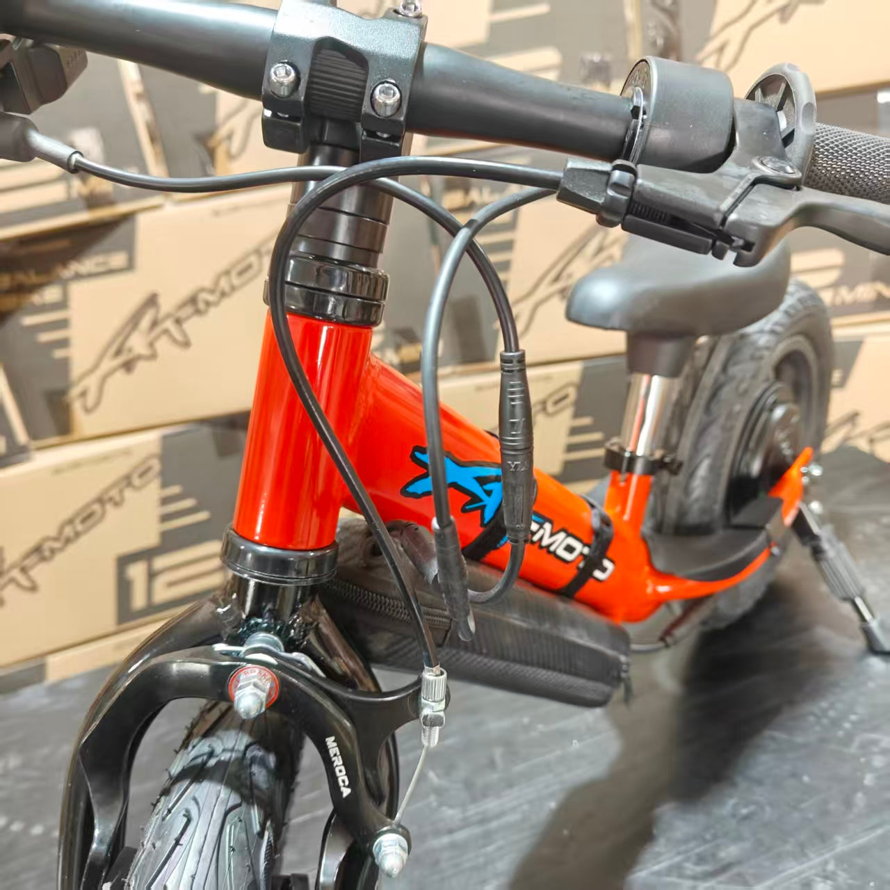 xrt moto strider electric motor kit brake cable 25cm long