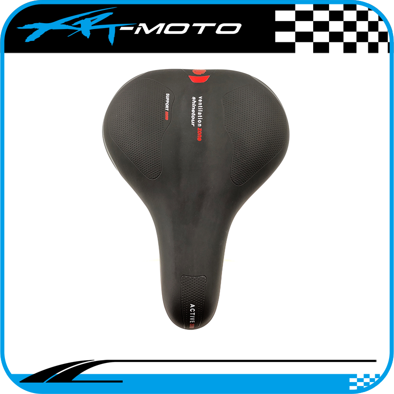 Black bicycle saddle with visible branding on a white background
wide_seat_for_Pur-speed_extreme_20in
