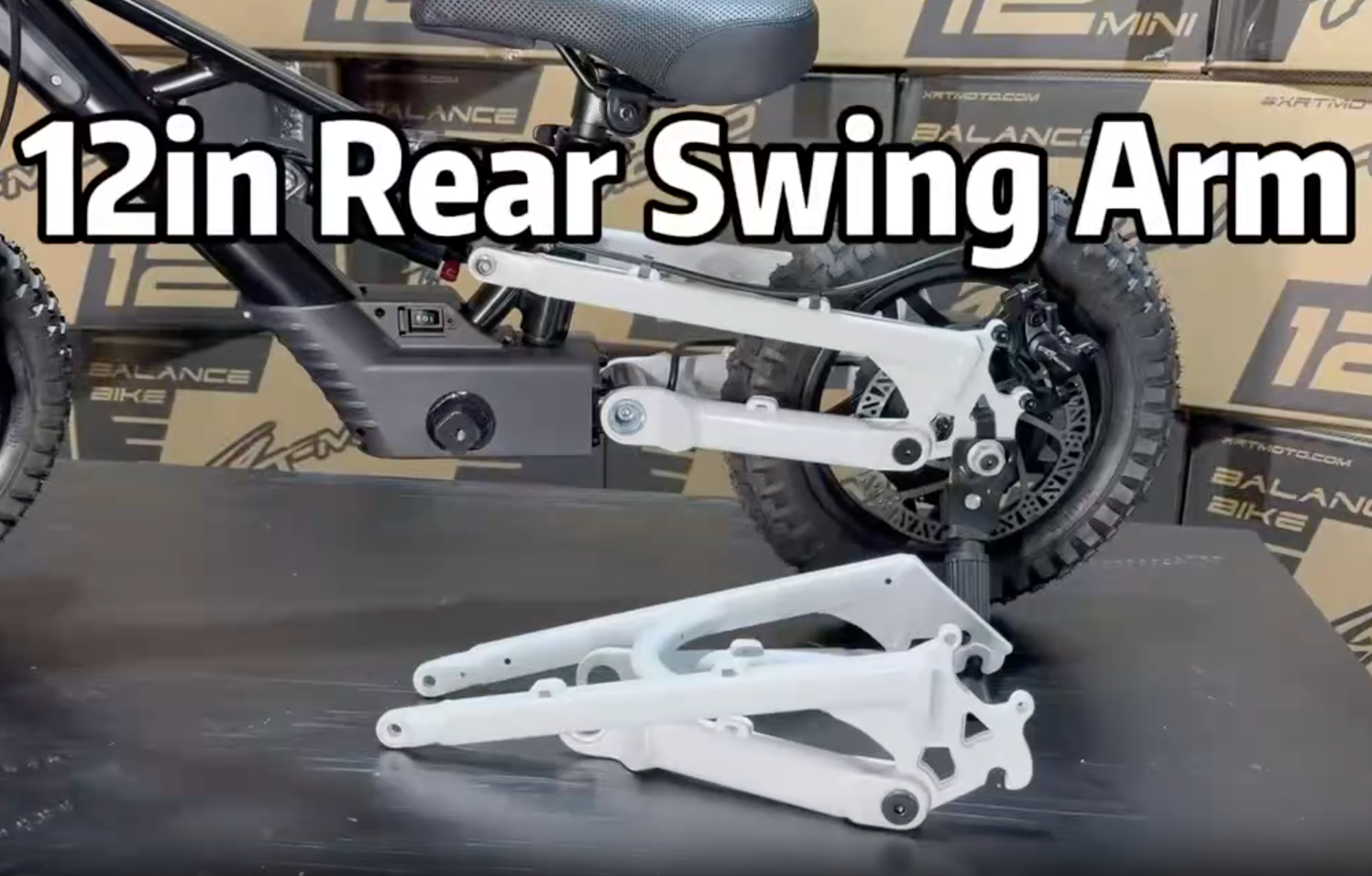 xrt moto dirt bike purspeed electric bike  12in rear swing arm