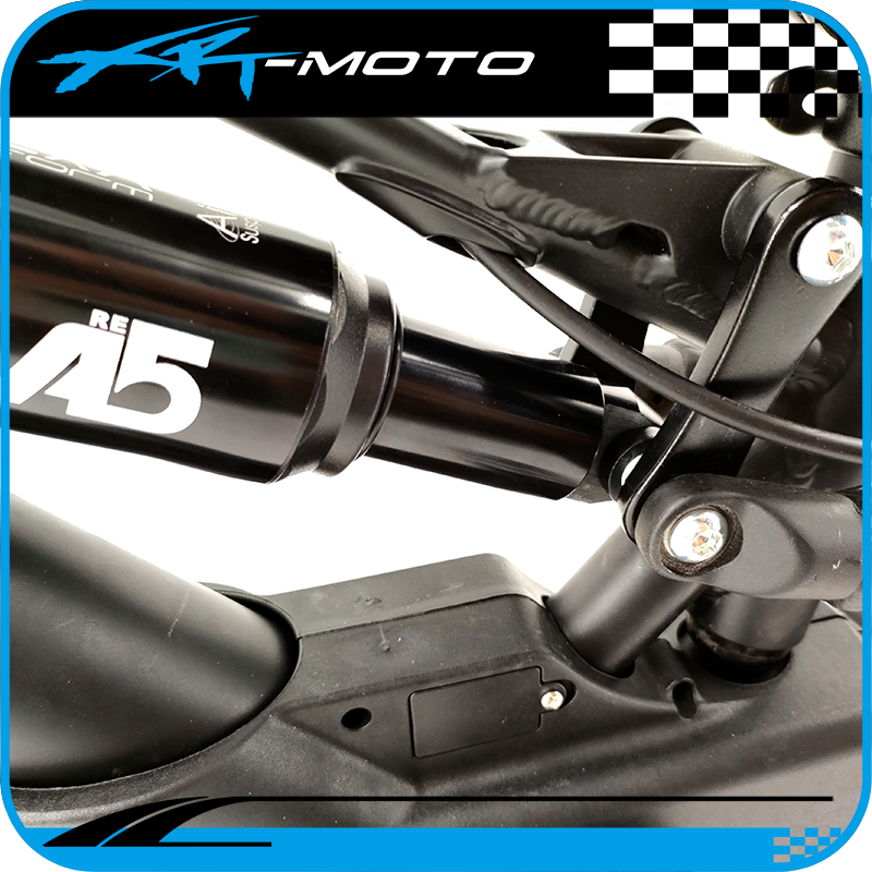 Kids electric bike full suspension xrt moto pro-X air shock