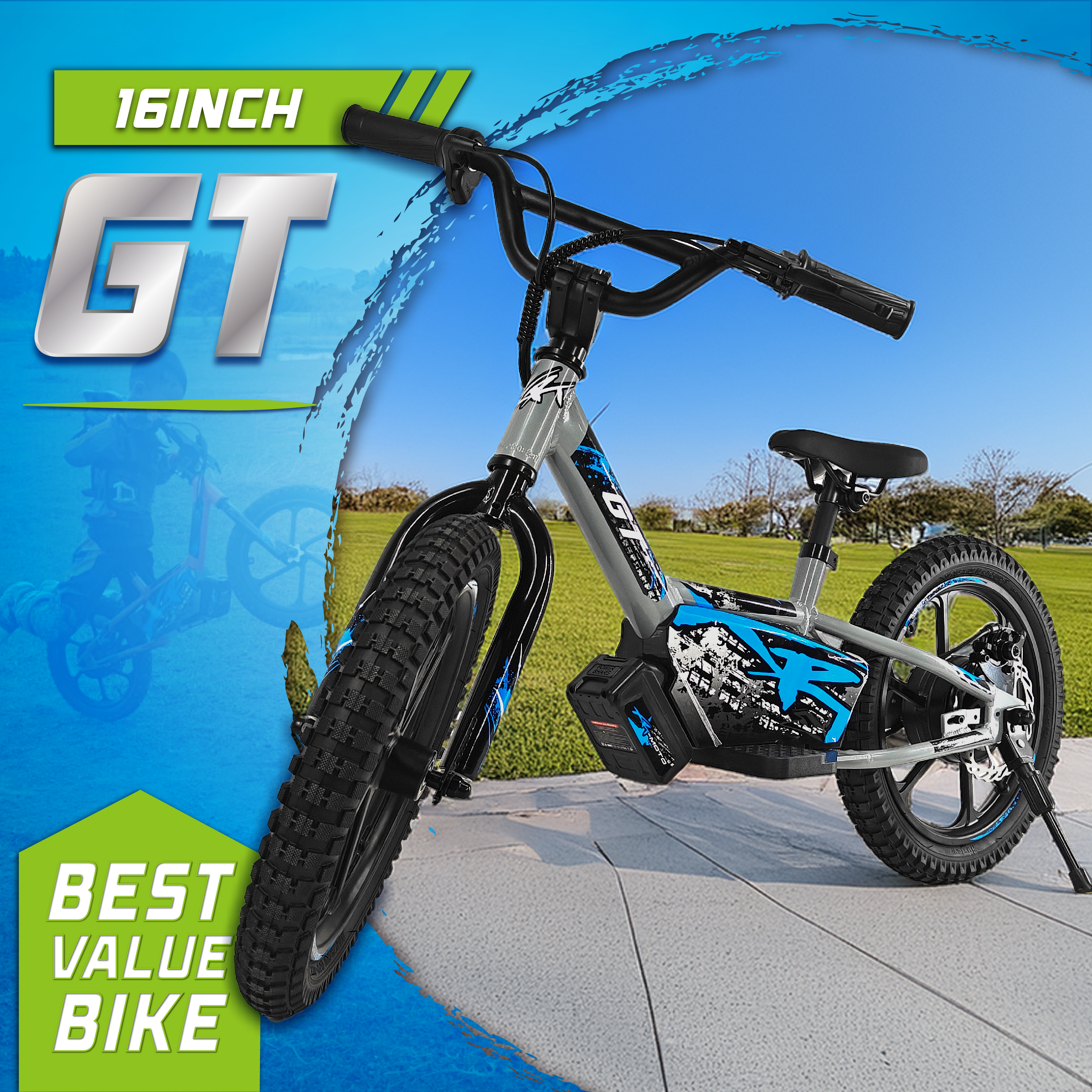 GT_series_16in_16inch_grey_kids_ebike_xrt_moto_stacyc_edrive_quick_swap_battery_250W_2.5ah