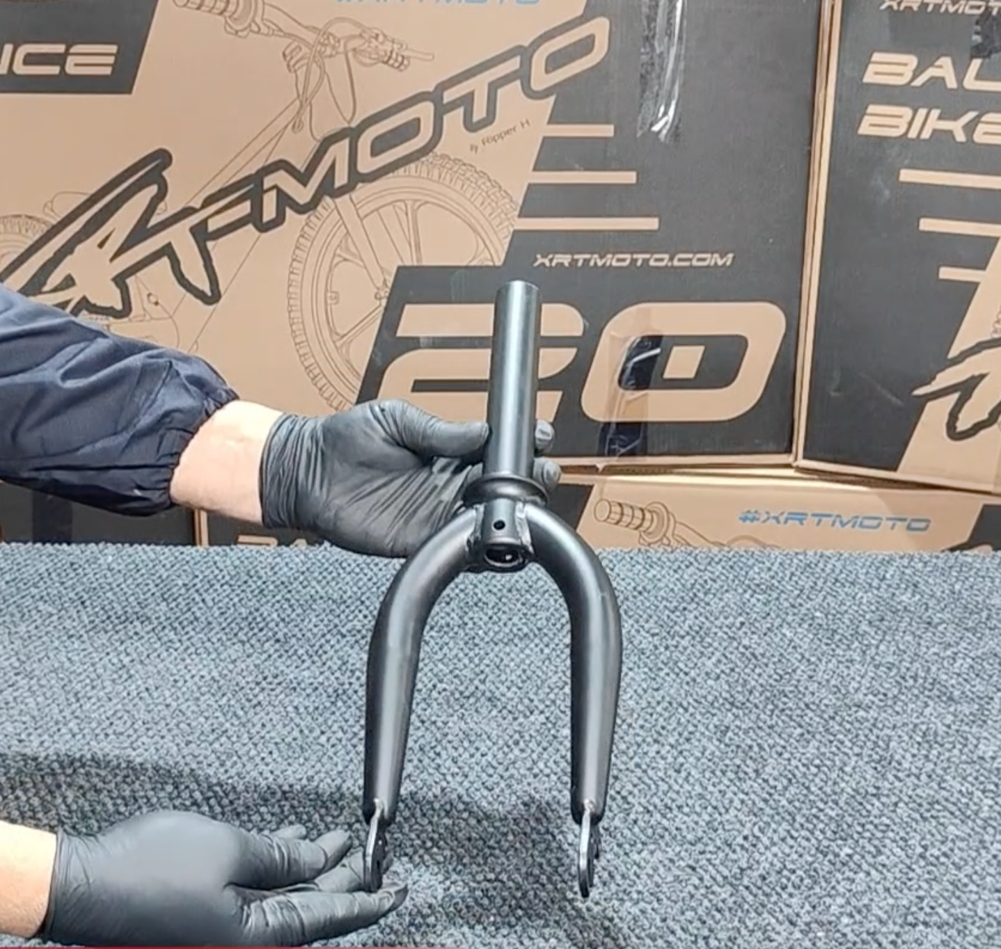 12in kids electric bike xrt moto dirt bike purspeed orion front forks